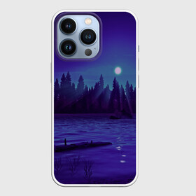 Чехол для iPhone 13 Pro с принтом Firewatch Night в Тюмени,  |  | adventure game | campo santo | exploration | firewatch | берег | горы | девушки | деревья | закат | лес | облака | озеро | оранжевое | пожарный | природа | силуэты | солнце