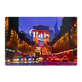 Магнитный плакат 3Х2 с принтом Улицы Парижа в Тюмени, Полимерный материал с магнитным слоем | 6 деталей размером 9*9 см | 
