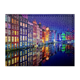 Обложка для студенческого билета с принтом Амстердама, Нидерланды в Тюмени, натуральная кожа | Размер: 11*8 см; Печать на всей внешней стороне | amsterdam | boat | bright | color | lights | night | pier | rainbow | reflection | the city | the netherlands | the strait | water | амстердама | вода | город | лодка | нидерланды | ночь | огни | отражение | причал | пролив | радуга | цвет | яркий