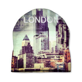Шапка 3D с принтом Улицы Лондона в Тюмени, 100% полиэстер | универсальный размер, печать по всей поверхности изделия | collage | england | london | англия | коллаж | лондон