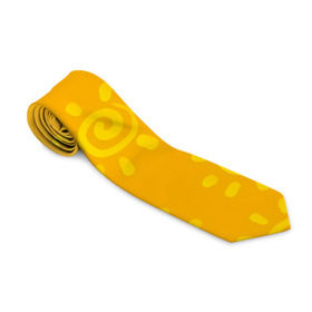 Галстук 3D с принтом Солнышко в Тюмени, 100% полиэстер | Длина 148 см; Плотность 150-180 г/м2 | Тематика изображения на принте: желтый | паттерн | солнце | яркий