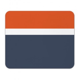 Коврик прямоугольный с принтом Триколор в Тюмени, натуральный каучук | размер 230 х 185 мм; запечатка лицевой стороны | Тематика изображения на принте: 2017 | белый | дизайн | классика | новинки | новое | оранжевый | полосы | популярное | синий | триколор