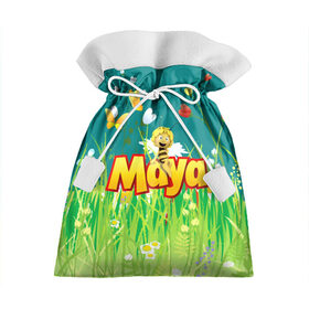 Подарочный 3D мешок с принтом Пчелка Майя в Тюмени, 100% полиэстер | Размер: 29*39 см | Тематика изображения на принте: пчелка майя