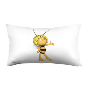 Подушка 3D антистресс с принтом Пчелка Майя в Тюмени, наволочка — 100% полиэстер, наполнитель — вспененный полистирол | состоит из подушки и наволочки на молнии | пчелка майя