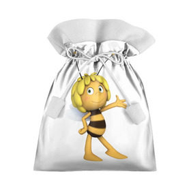 Подарочный 3D мешок с принтом Пчелка Майя в Тюмени, 100% полиэстер | Размер: 29*39 см | Тематика изображения на принте: пчелка майя