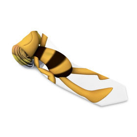 Галстук 3D с принтом Пчелка Майя в Тюмени, 100% полиэстер | Длина 148 см; Плотность 150-180 г/м2 | пчелка майя