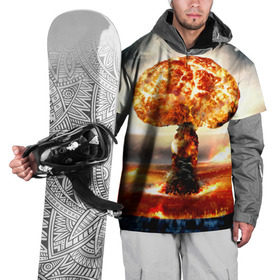 Накидка на куртку 3D с принтом Атомный взрыв в Тюмени, 100% полиэстер |  | Тематика изображения на принте: city | earth | explosion | mushroom | night | nuclear | sky | атомный | взрыв | город | гриб | земля | небо | ночь