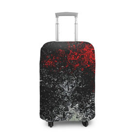 Чехол для чемодана 3D с принтом Взрыв красок в Тюмени, 86% полиэфир, 14% спандекс | двустороннее нанесение принта, прорези для ручек и колес | брызги | разноцветный | яркий