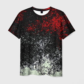 Мужская футболка 3D с принтом Взрыв красок в Тюмени, 100% полиэфир | прямой крой, круглый вырез горловины, длина до линии бедер | Тематика изображения на принте: брызги | разноцветный | яркий
