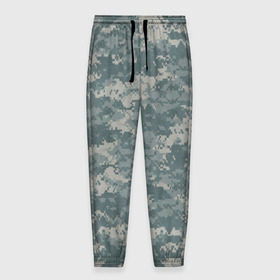 Мужские брюки 3D с принтом Камуфляж пиксельный в Тюмени, 100% полиэстер | манжеты по низу, эластичный пояс регулируется шнурком, по бокам два кармана без застежек, внутренняя часть кармана из мелкой сетки | армия | камуфляж | пиксель