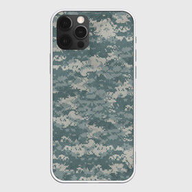 Чехол для iPhone 12 Pro Max с принтом Камуфляж пиксельный в Тюмени, Силикон |  | армия | камуфляж | пиксель