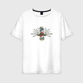 Женская футболка хлопок Oversize с принтом Barber Vintage в Тюмени, 100% хлопок | свободный крой, круглый ворот, спущенный рукав, длина до линии бедер
 | barber | vintage | аловацкий | барбер | винтаж
