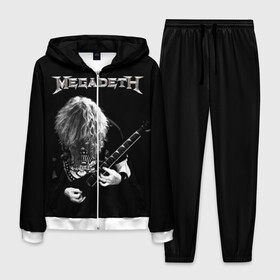 Мужской костюм 3D с принтом Dave Mustaine в Тюмени, 100% полиэстер | Манжеты и пояс оформлены тканевой резинкой, двухслойный капюшон со шнурком для регулировки, карманы спереди | dave | megadeth | metal | mustaine | rattlehead | rock | thrash | vic | дейв | мастейн | мегадет | метал | рок | треш
