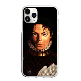 Чехол для iPhone 11 Pro матовый с принтом Король Майкл Джексон в Тюмени, Силикон |  | Тематика изображения на принте: king | michael jackson | pop music | король | майкл | музыка | перчатка | поп музыка