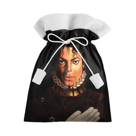 Подарочный 3D мешок с принтом Король Майкл Джексон в Тюмени, 100% полиэстер | Размер: 29*39 см | Тематика изображения на принте: king | michael jackson | pop music | король | майкл | музыка | перчатка | поп музыка