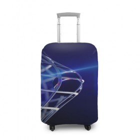 Чехол для чемодана 3D с принтом Гол в Тюмени, 86% полиэфир, 14% спандекс | двустороннее нанесение принта, прорези для ручек и колес | nhl |  сетка | ворота | гол | нхл | шайба