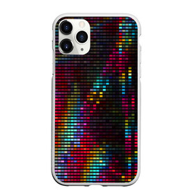 Чехол для iPhone 11 Pro Max матовый с принтом neon-abstract в Тюмени, Силикон |  | пиксельный