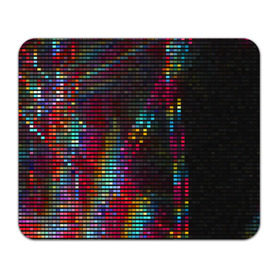 Коврик прямоугольный с принтом neon-abstract в Тюмени, натуральный каучук | размер 230 х 185 мм; запечатка лицевой стороны | пиксельный