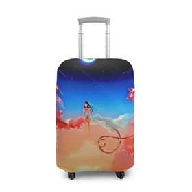 Чехол для чемодана 3D с принтом Маленькая фея в Тюмени, 86% полиэфир, 14% спандекс | двустороннее нанесение принта, прорези для ручек и колес | 