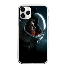 Чехол для iPhone 11 Pro матовый с принтом Девушка космонавт в Тюмени, Силикон |  | alien | космос | рипли | скафандр | чужой