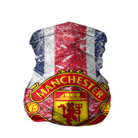 Бандана-труба 3D с принтом British Manchester United в Тюмени, 100% полиэстер, ткань с особыми свойствами — Activecool | плотность 150‒180 г/м2; хорошо тянется, но сохраняет форму | british | manchester united | mu | игра | манчестер | манчестер юнайтед | мю | флаг британии | футбол | эмблема мю