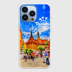 Чехол для iPhone 13 Pro с принтом Таиланд в Тюмени,  |  | architecture | bangkok | clouds | landmark | people | sky | temple of the emerald buddha | thailand | tourism | архитектура | бангкок | достопримечательность | люди | небо | облака | таиланд | туризм | храм изумрудного будды