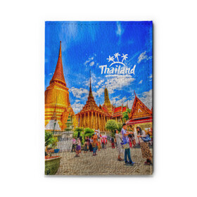 Обложка для автодокументов с принтом Таиланд в Тюмени, натуральная кожа |  размер 19,9*13 см; внутри 4 больших “конверта” для документов и один маленький отдел — туда идеально встанут права | Тематика изображения на принте: architecture | bangkok | clouds | landmark | people | sky | temple of the emerald buddha | thailand | tourism | архитектура | бангкок | достопримечательность | люди | небо | облака | таиланд | туризм | храм изумрудного будды