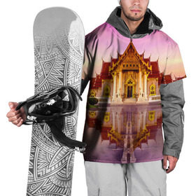 Накидка на куртку 3D с принтом Таиланд в Тюмени, 100% полиэстер |  | landmark | reflection | temple | thailand | tourism | water | вода | достопримечательность | отражение | таиланд | туризм | храм