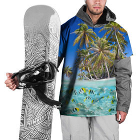Накидка на куртку 3D с принтом Таиланд в Тюмени, 100% полиэстер |  | Тематика изображения на принте: clouds | fish | nature | palm trees | sea | sky | thailand | tourism | water | вода | море | небо | облака | пальмы | природа | рыбки | таиланд | туризм