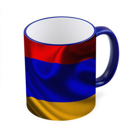 Кружка 3D с принтом Флаг Армения в Тюмени, керамика | ёмкость 330 мл | айастан | армения | босеан | вымпел | ереван | знак | знамя | кумач | орифламма | пойс | полотнище | символ | стяг | флаг | флюгарка | хайастан | штандарт