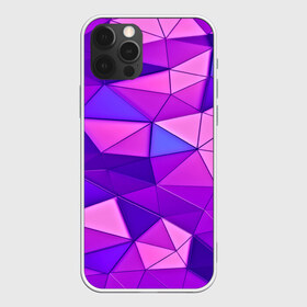 Чехол для iPhone 12 Pro Max с принтом Розовые полигоны в Тюмени, Силикон |  | абстракция | бумага | геометрия | грани | изгиб | линии | полигоны | полосы | постель | розовый | сочетания | текстура | треугольники