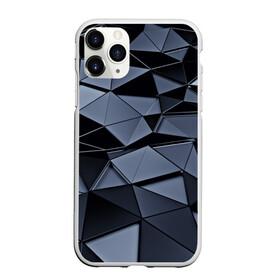Чехол для iPhone 11 Pro Max матовый с принтом Abstract Gray в Тюмени, Силикон |  | абстракция | бумага | геометрия | грани | изгиб | линии | полигоны | полосы | постель | розовый | сочетания | текстура | треугольники