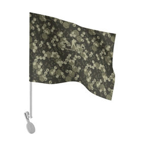 Флаг для автомобиля с принтом CS:GO - Hexatal Camo в Тюмени, 100% полиэстер | Размер: 30*21 см | awp | counter | cs | csgo | skin | strike | камуфляж | контр | контра | кс | ксго | скин | страйк