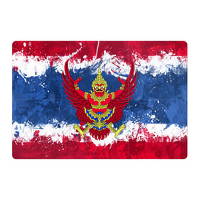 Магнитный плакат 3Х2 с принтом Таиланд в Тюмени, Полимерный материал с магнитным слоем | 6 деталей размером 9*9 см | Тематика изображения на принте: flag | garuda | thailand | гаруда | таиланд | флаг