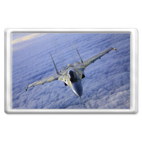 Магнит 45*70 с принтом Су - 35 в Тюмени, Пластик | Размер: 78*52 мм; Размер печати: 70*45 | самолет