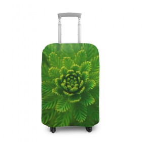 Чехол для чемодана 3D с принтом Красивое растение в Тюмени, 86% полиэфир, 14% спандекс | двустороннее нанесение принта, прорези для ручек и колес | 