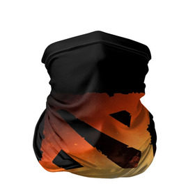 Бандана-труба 3D с принтом Dota 2 в Тюмени, 100% полиэстер, ткань с особыми свойствами — Activecool | плотность 150‒180 г/м2; хорошо тянется, но сохраняет форму | art | dota | logo | дота 2 | живопись | игра | игрок | краски | логотип