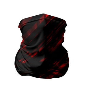 Бандана-труба 3D с принтом broken lines в Тюмени, 100% полиэстер, ткань с особыми свойствами — Activecool | плотность 150‒180 г/м2; хорошо тянется, но сохраняет форму | абстракция | черно красный
