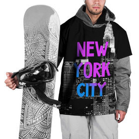 Накидка на куртку 3D с принтом Нью-Йорк в Тюмени, 100% полиэстер |  | Тематика изображения на принте: america | capital | city | lights | new york | night | skyscrapers | tourism | usa | америка | город | ночь | нью йорк | огни | столица | сша | туризм