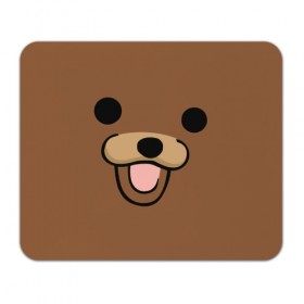 Коврик прямоугольный с принтом Медведь в Тюмени, натуральный каучук | размер 230 х 185 мм; запечатка лицевой стороны | интернет | клевый | медведь | мем | мишка | мишки | прикол | прикольный | смешной | шутка