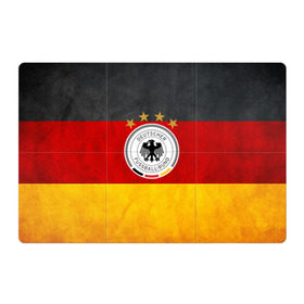 Магнитный плакат 3Х2 с принтом Сборная Германии в Тюмени, Полимерный материал с магнитным слоем | 6 деталей размером 9*9 см | germany | германия | футбольная форма