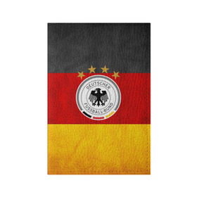 Обложка для паспорта матовая кожа с принтом Сборная Германии в Тюмени, натуральная матовая кожа | размер 19,3 х 13,7 см; прозрачные пластиковые крепления | germany | германия | футбольная форма