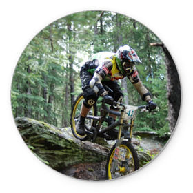 Коврик круглый с принтом Велоспорт гонка в Тюмени, резина и полиэстер | круглая форма, изображение наносится на всю лицевую часть | велик | велосипед | гонка | горы | деревья | железный конь | колесо | лес | лисапед | природа | ровер | спорт | спортсмен | стальной конь | тандем | трицикл | шлем
