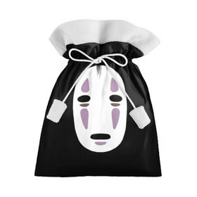 Подарочный 3D мешок с принтом Face в Тюмени, 100% полиэстер | Размер: 29*39 см | Тематика изображения на принте: anime | spirited away | аниме | миадзяки | унесенные призраками