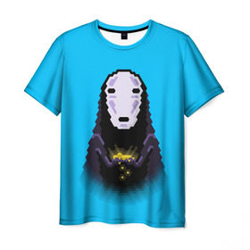 Мужская футболка 3D с принтом Anime в Тюмени, 100% полиэфир | прямой крой, круглый вырез горловины, длина до линии бедер | Тематика изображения на принте: anime | spirited away | аниме | миадзяки | унесенные призраками