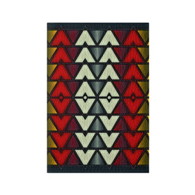 Обложка для паспорта матовая кожа с принтом Element Texture в Тюмени, натуральная матовая кожа | размер 19,3 х 13,7 см; прозрачные пластиковые крепления | галочки | л | стрелки