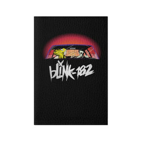 Обложка для паспорта матовая кожа с принтом Blink-182 в Тюмени, натуральная матовая кожа | размер 19,3 х 13,7 см; прозрачные пластиковые крепления | blink | california | pop | punk | rock | группа | калифорния | панк | рок