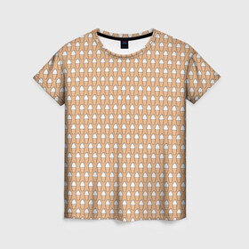 Женская футболка 3D с принтом Full ICream в Тюмени, 100% полиэфир ( синтетическое хлопкоподобное полотно) | прямой крой, круглый вырез горловины, длина до линии бедер | food | ice cream | love | вкусно | еда | мороженое