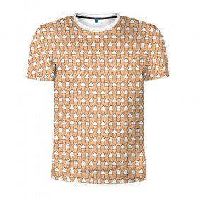 Мужская футболка 3D спортивная с принтом Full ICream в Тюмени, 100% полиэстер с улучшенными характеристиками | приталенный силуэт, круглая горловина, широкие плечи, сужается к линии бедра | food | ice cream | love | вкусно | еда | мороженое