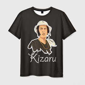 Мужская футболка 3D с принтом Kizaru в Тюмени, 100% полиэфир | прямой крой, круглый вырез горловины, длина до линии бедер | кизару